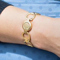 Pirouette Magnetic Bracelet Brushed Gold